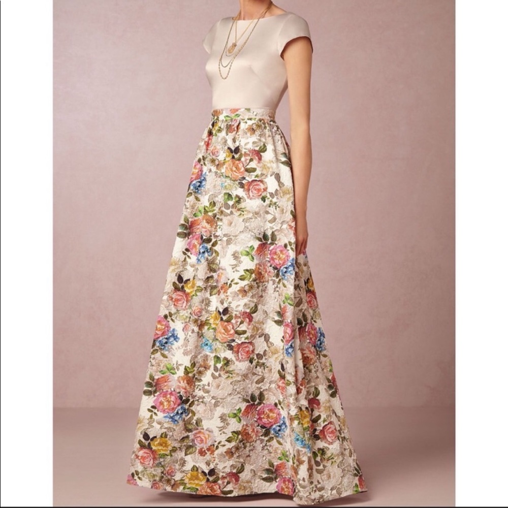 Adrianna Papell Bhldn Johanna Floral Maxi Dress